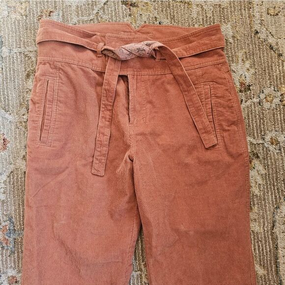NWOT Sundance rust/ orange, Emily corduroy ankle pants size 10 with 27" inseam - Picture 4 of 7